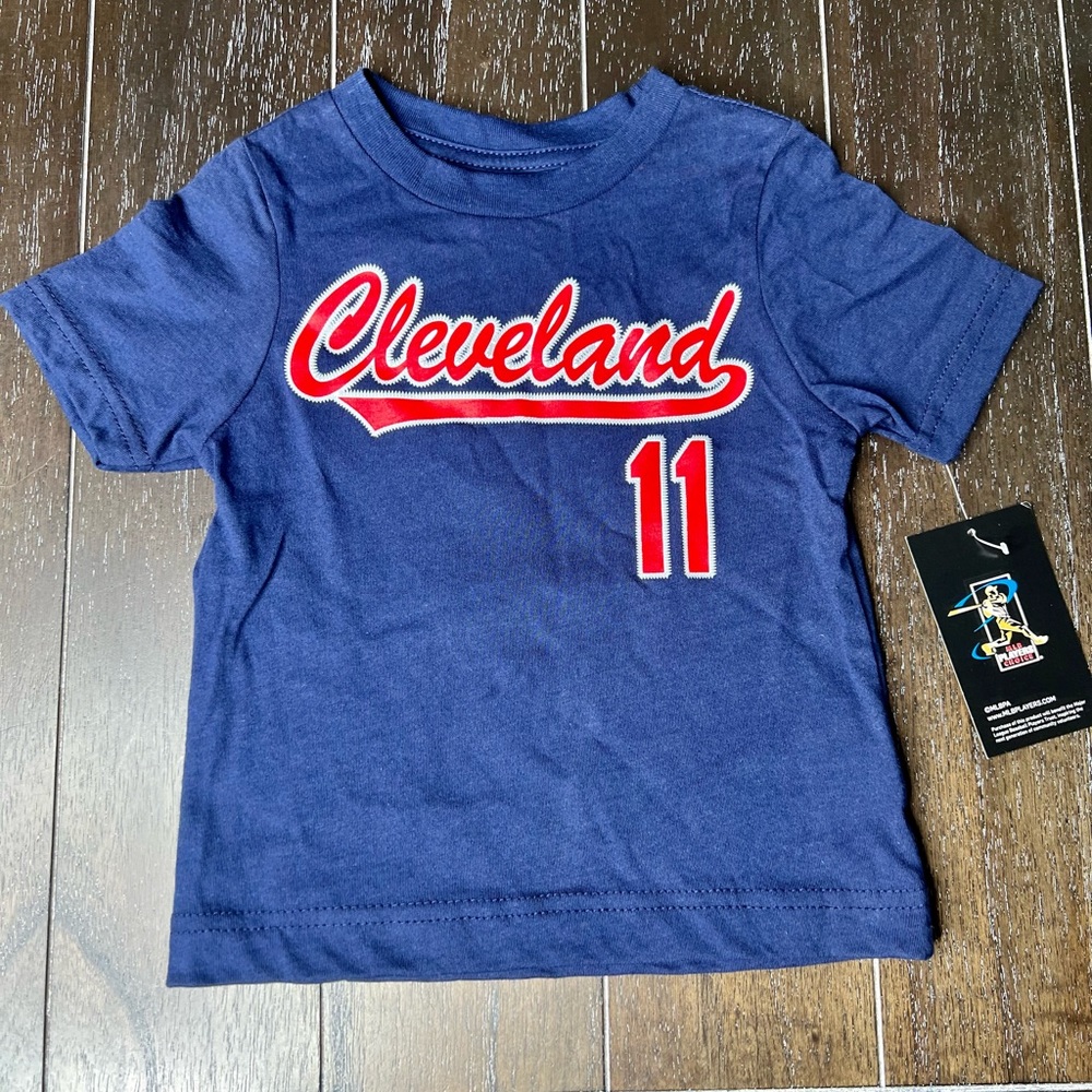 Cleveland Guardians #11 Ramírez/ Ramirez MLB Toddler Tshirt Size 2T